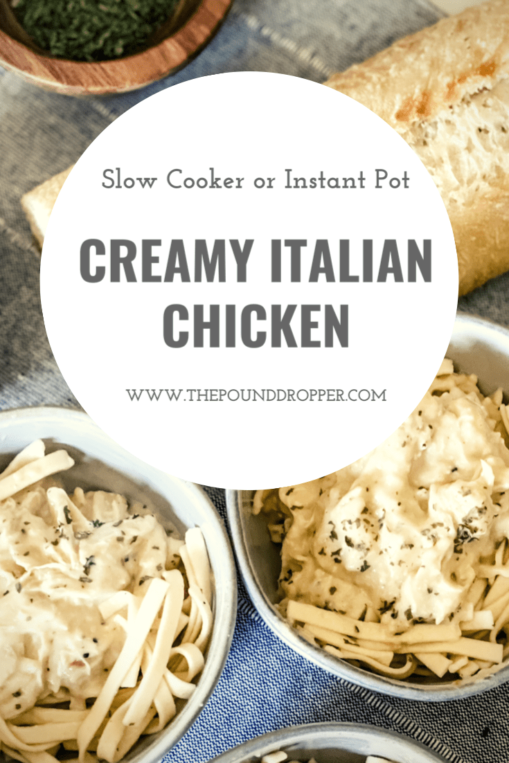 Creamy Italian Chicken via @pounddropper