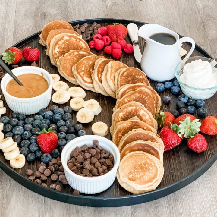 Silver Dollar Pancake Board Pound Dropper