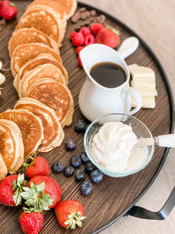 Silver Dollar Pancake Board Pound Dropper