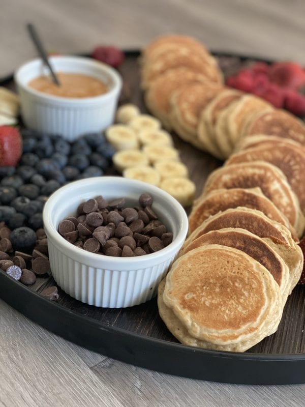 Silver Dollar Pancake Board Pound Dropper