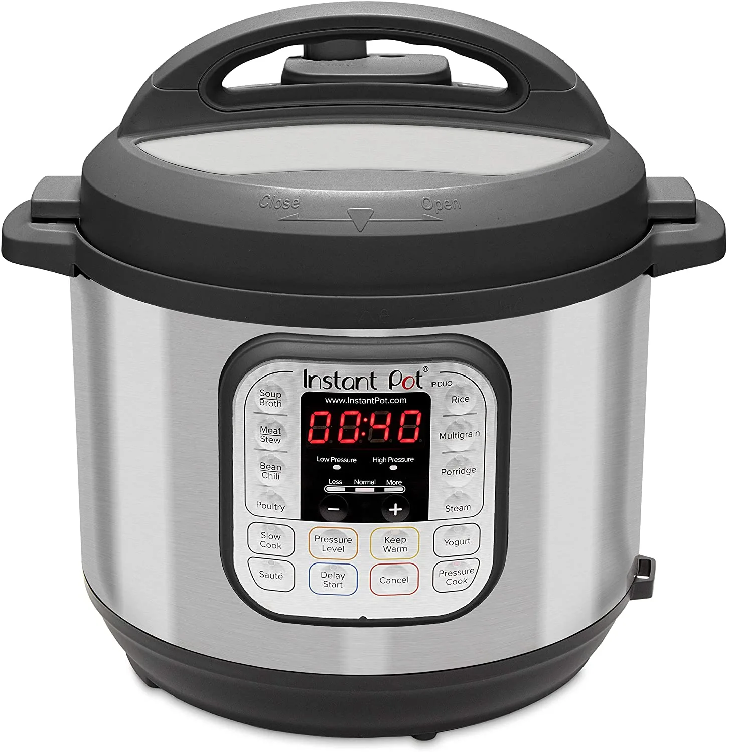 Instant Pot Duo 7-in-1 Electric Pressure Cooker, Sterilizer, Slow Cooker, Rice Cooker, Steamer, Saute, Yogurt Maker, and Warmer, 6 Quart
