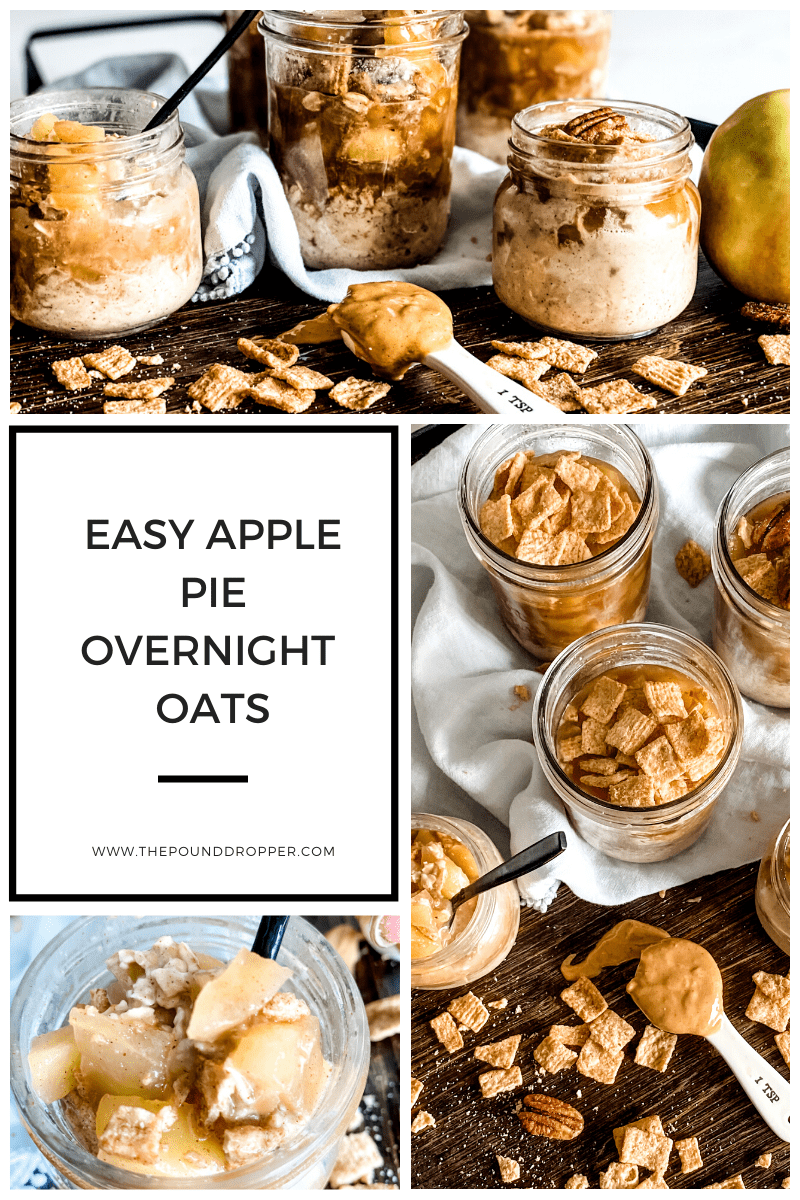 Apple Pie Overnight Oats (Easy Breakfast Meal Prep!)