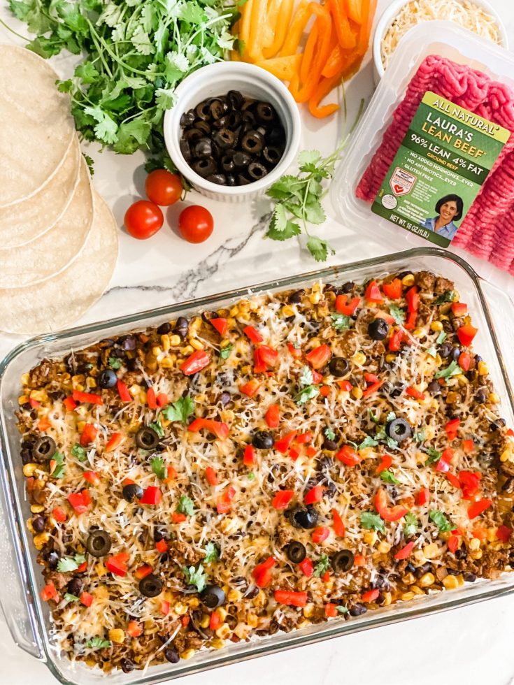 Easy Lightened Up Mexican Casserole