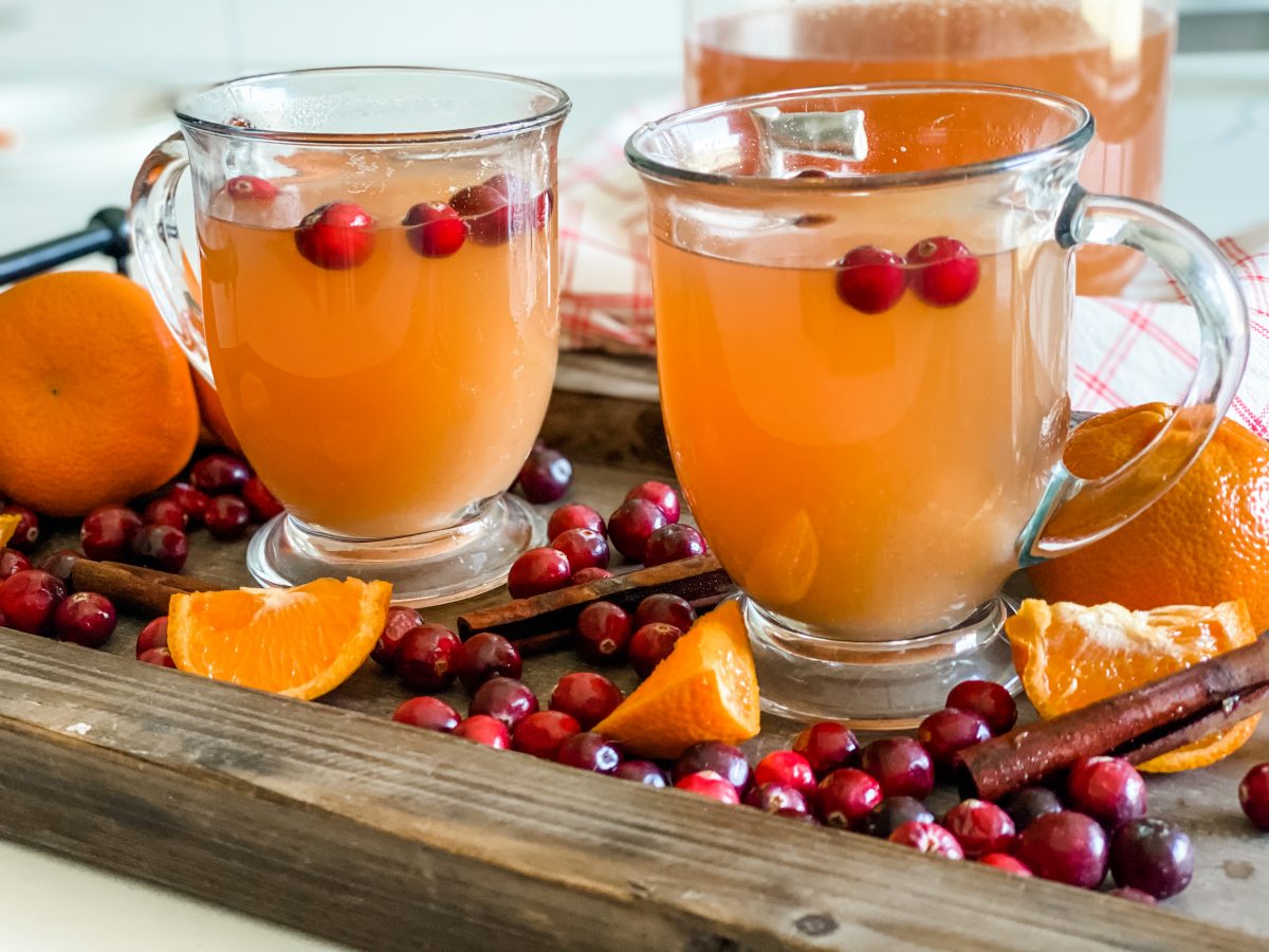 Instant Pot or Slow Cooker Hot Apple Cider Pound Dropper