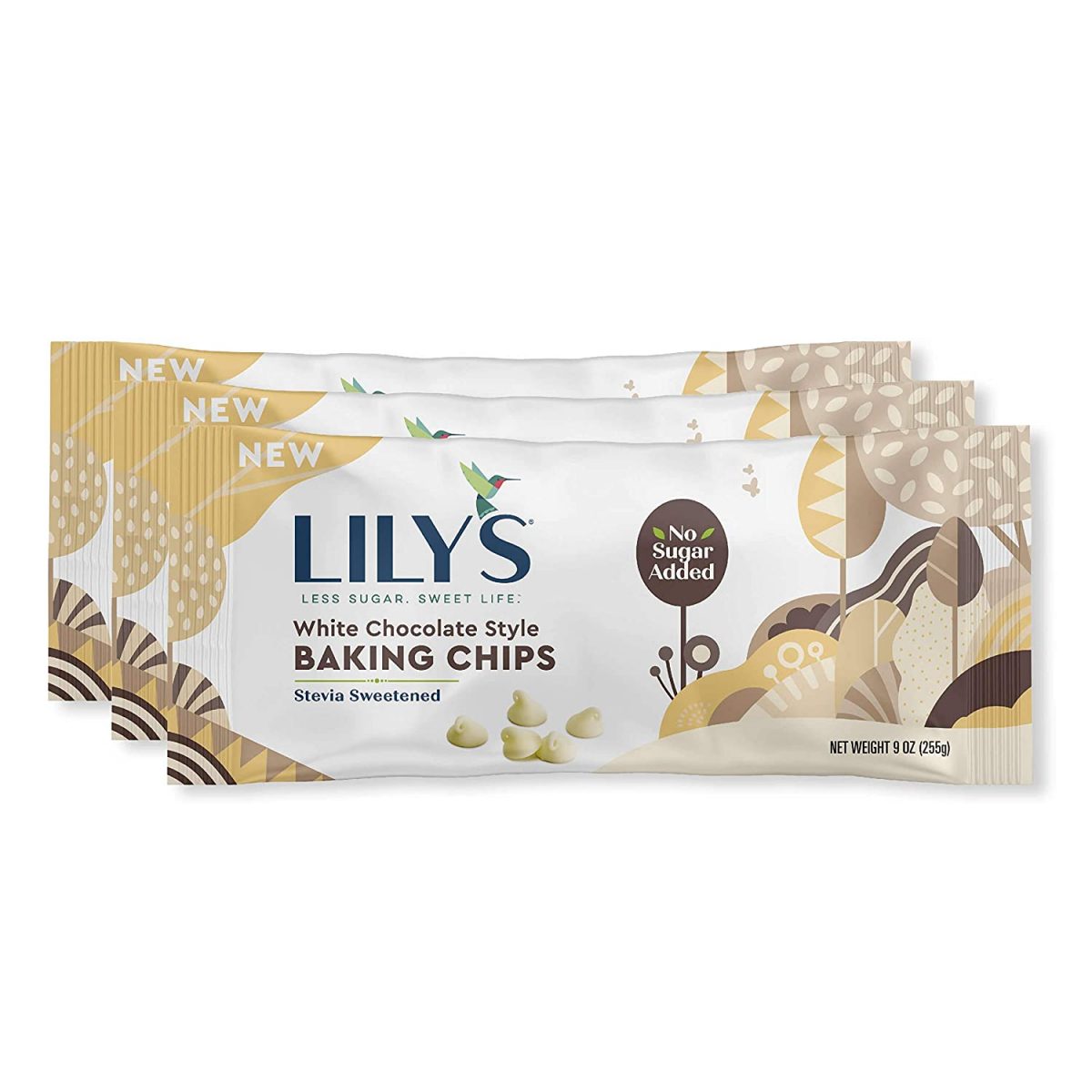 White Chocolate Style Baking Chips By Lily's Sweets 

