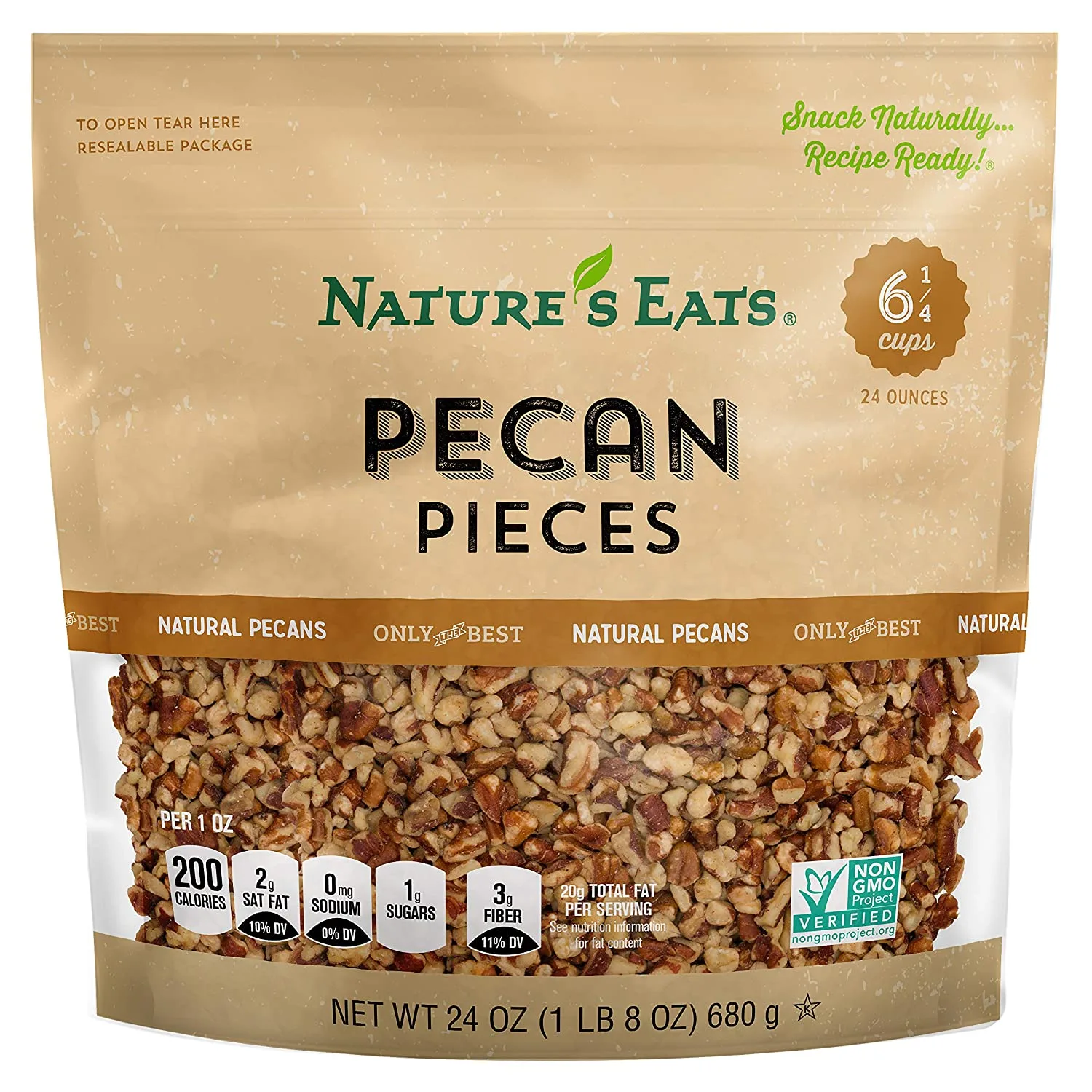 Nature's Eats Pecan Pieces
