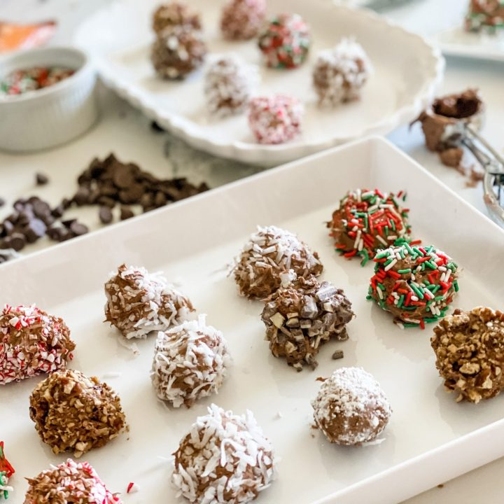 Three Ingredient Chocolate Peanut Butter Truffles-image