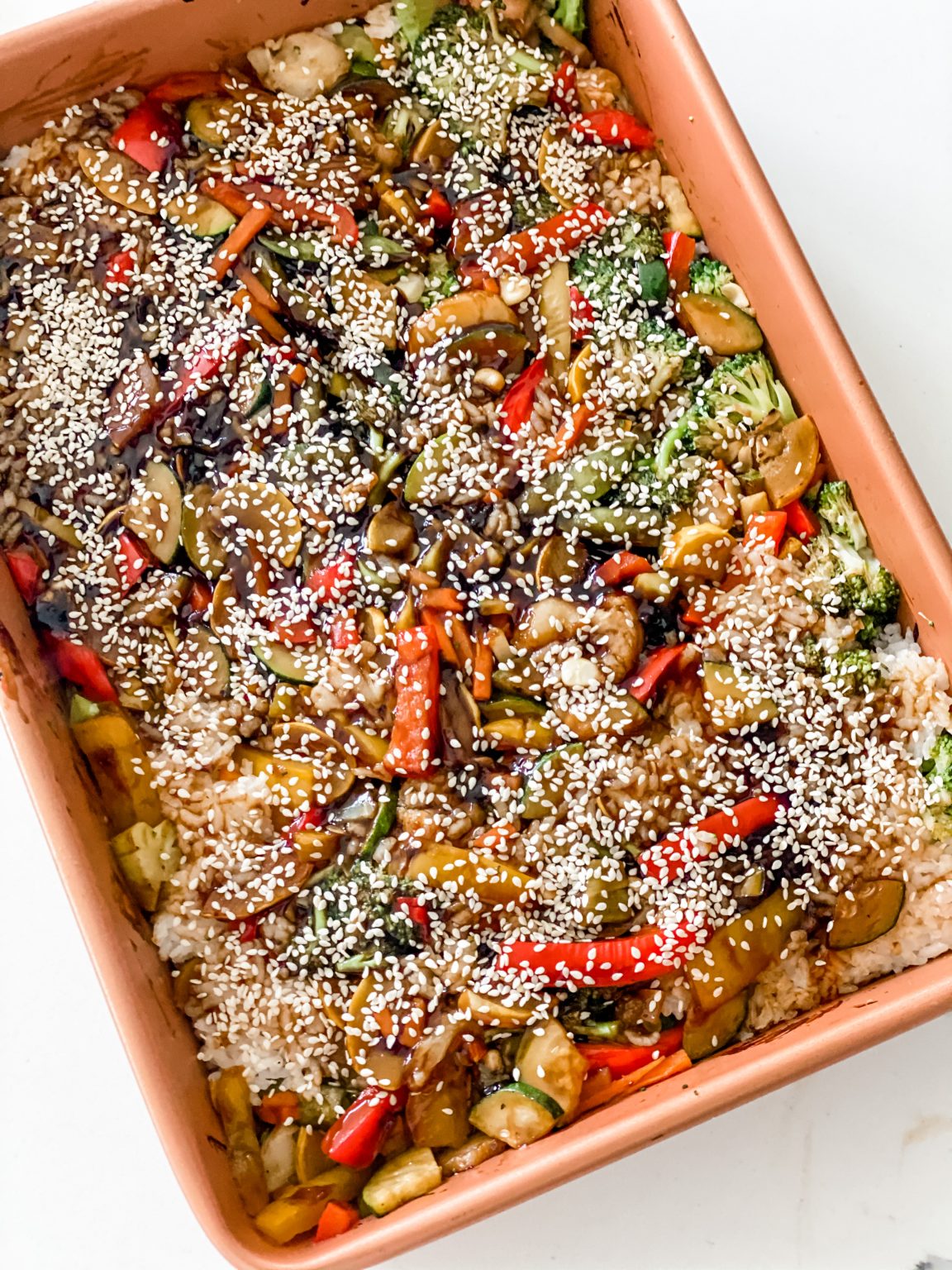 Easy Teriyaki Chicken and Rice Casserole Pound Dropper