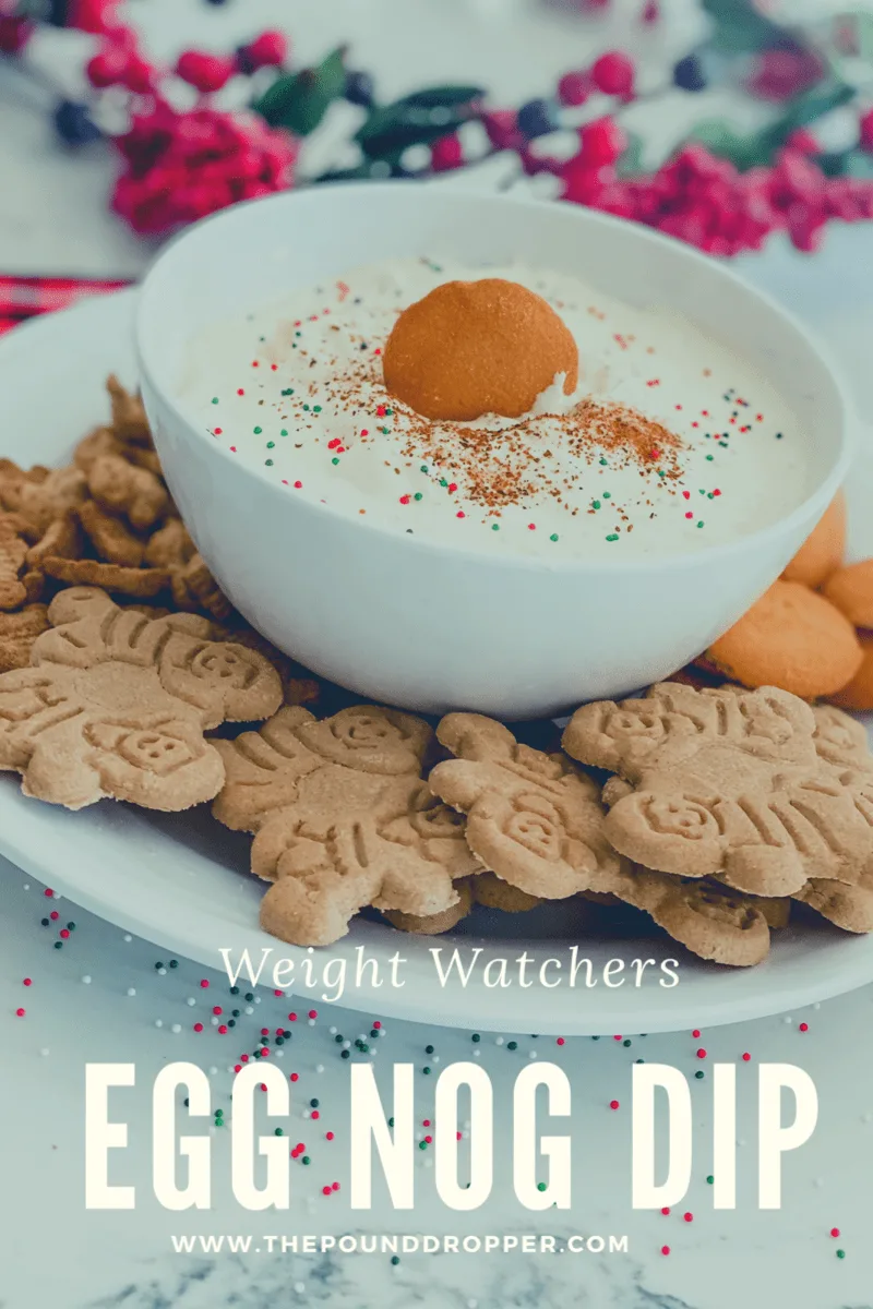 This Weight Watchers Egg Nog Dip is light, fluffy, and an absolute winner! Enjoy it as a dip, as a topping, or right out of the bowl...I can assure you-it will be a family favorite! via @pounddropper