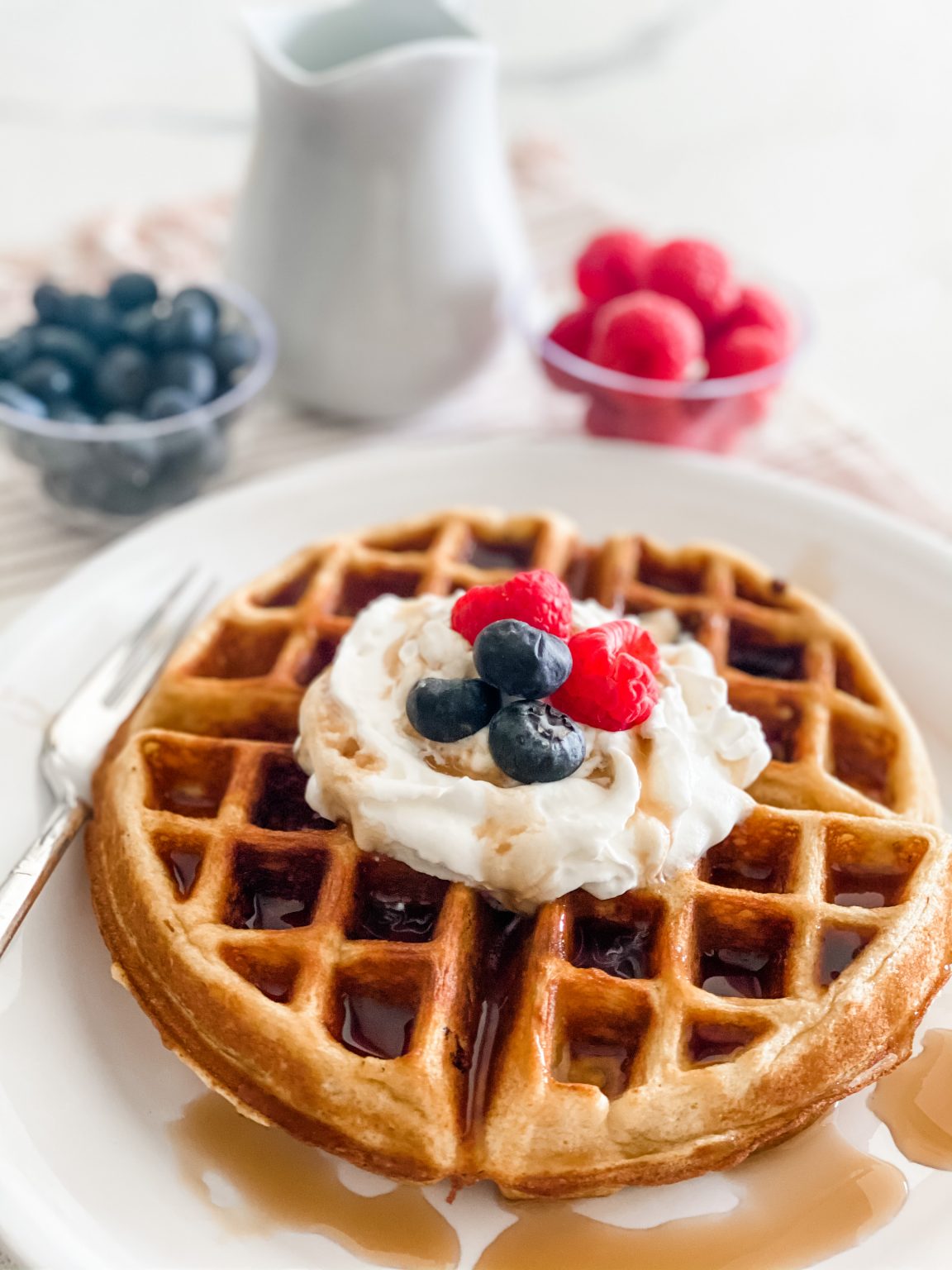 Protein Belgium Waffle For One - Pound Dropper