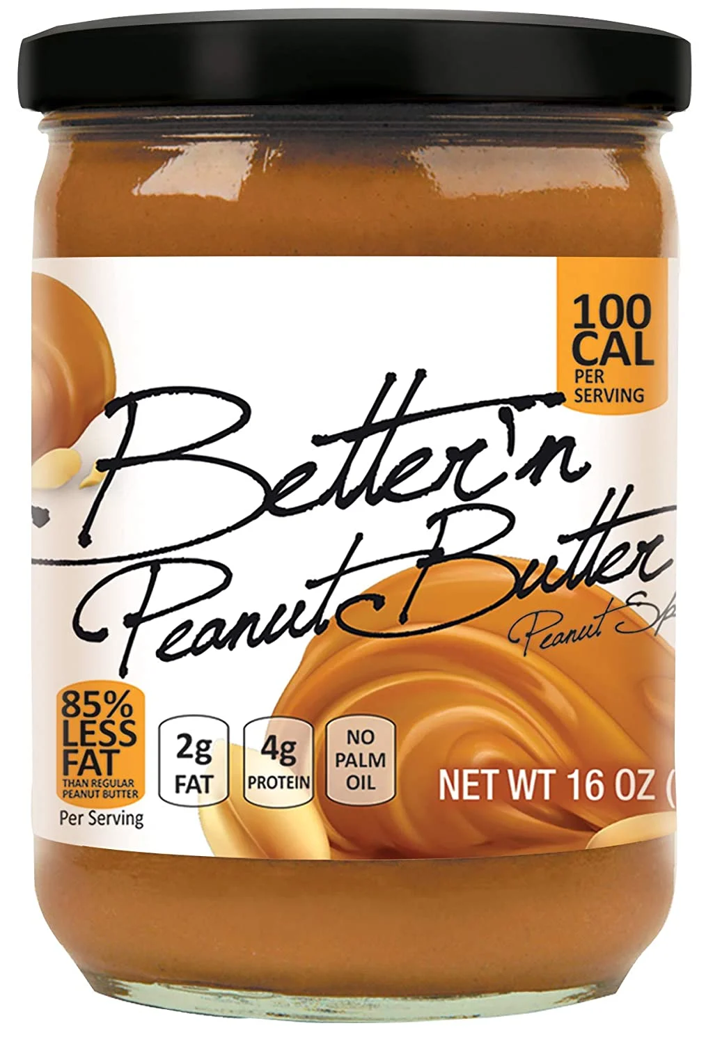 Better'n Peanut Butter, Peanut Spread Original Low Fat and Gluten Free
