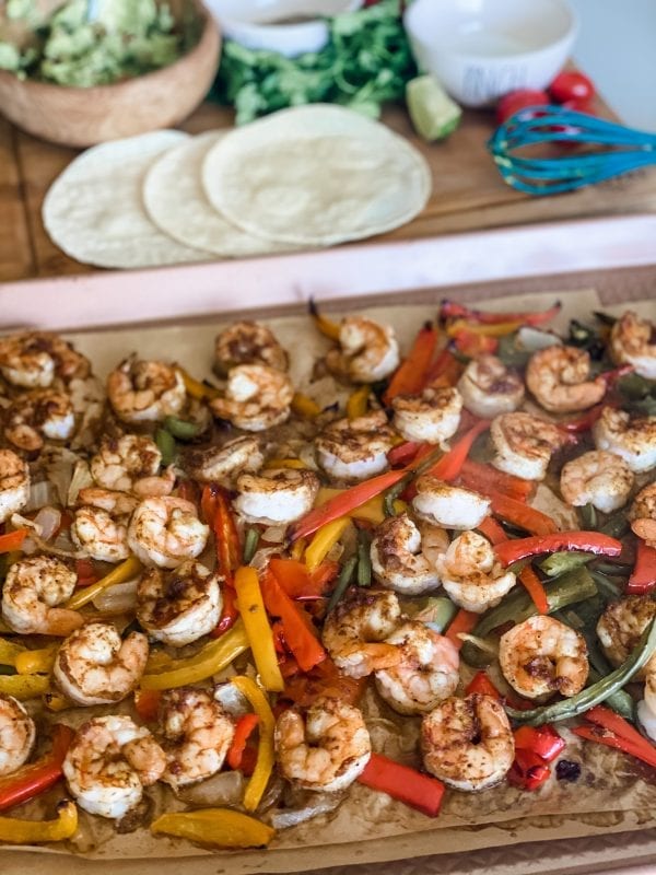 Zero Point Sheet Pan Shrimp Fajitas Pound Dropper
