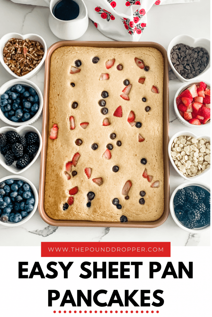 Easy Sheet Pan Pancakes Pound Dropper