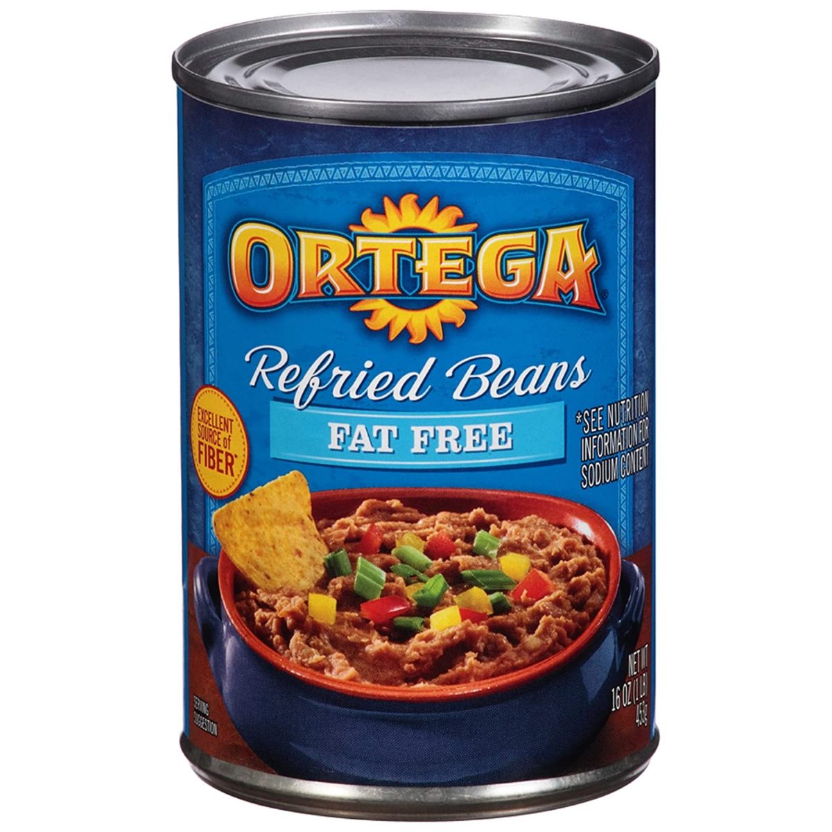 Ortega Refried Beans, Fat Free

