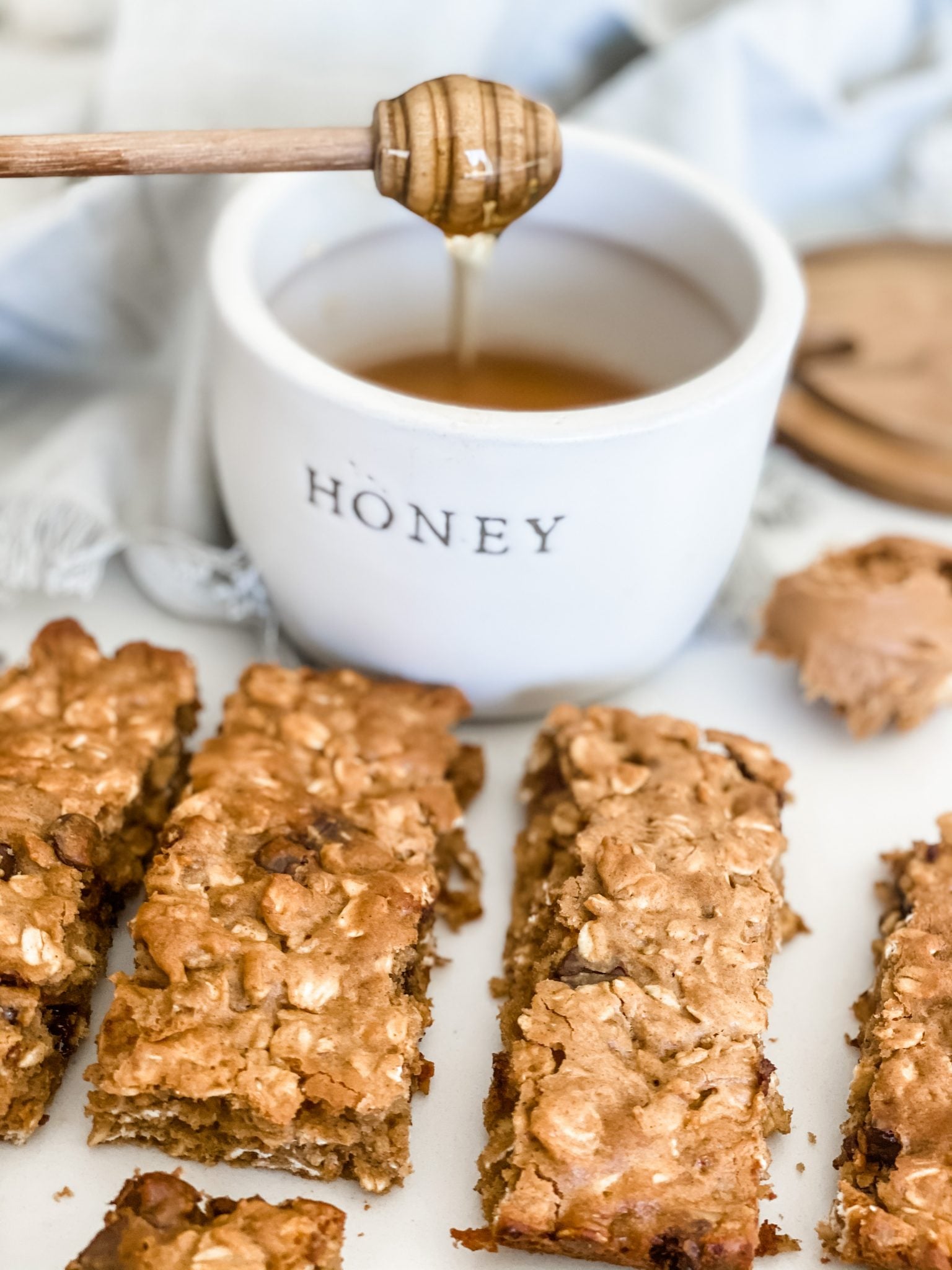 Oatmeal Peanut Butter Chocolate Chip Bars Pound Dropper