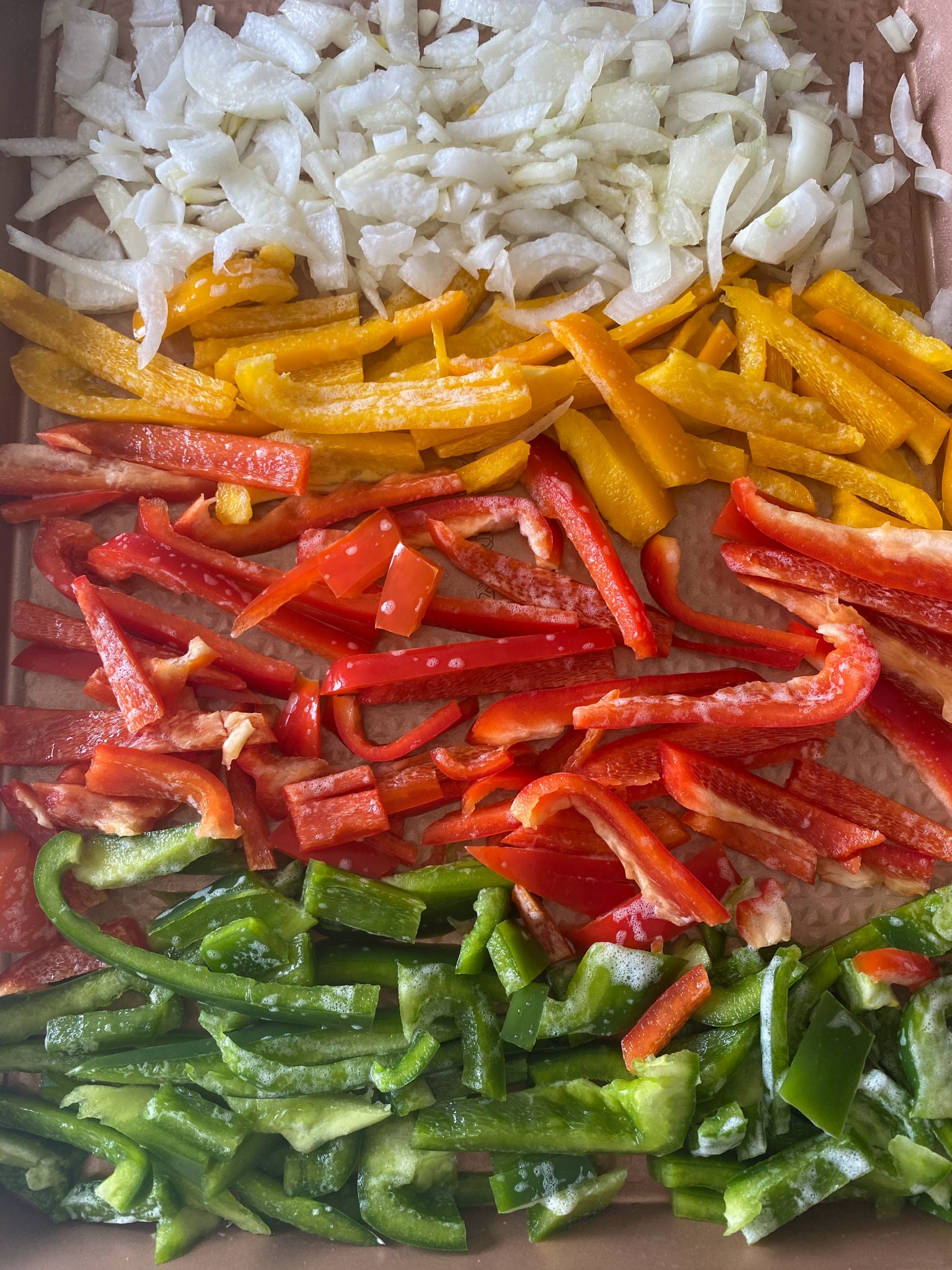 Zero Point Sheet Pan Shrimp Fajitas Pound Dropper