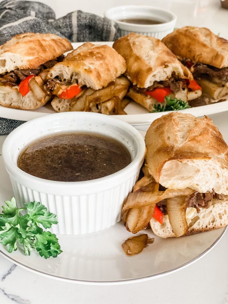 Lightened Up French Dip Sandwiches