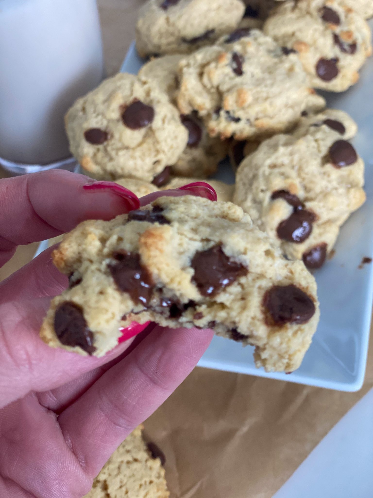 Chocolate Chip Pudding Cookies Pound Dropper