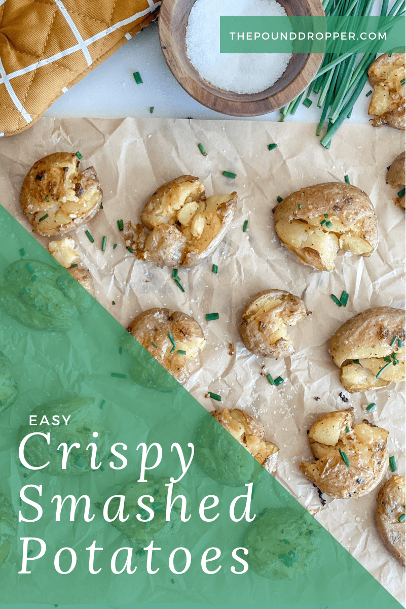 Easy Crispy Smashed Potatoes via @pounddropper