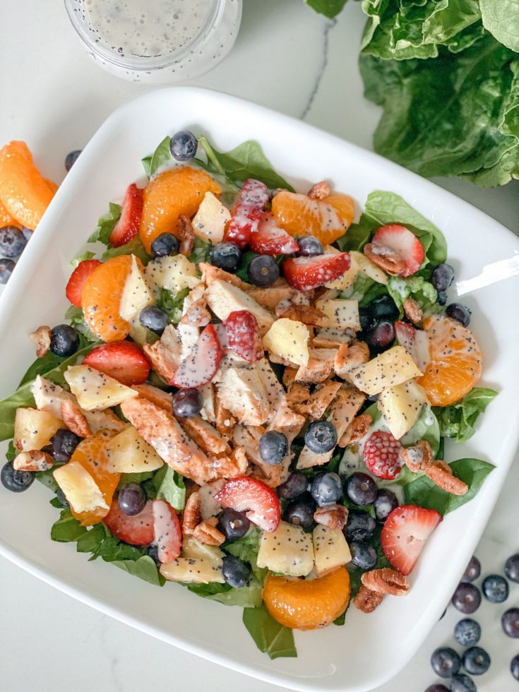 Strawberry Poppyseed Salad Panera Copycat Pound Dropper