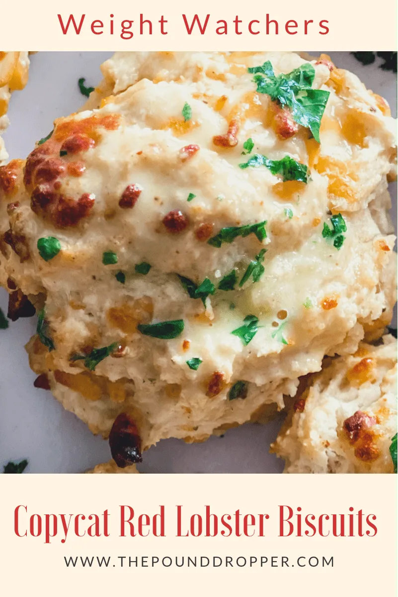 If you like those cheese biscuits from Red Lobster, then you are going to love this lightened up copycat recipe- these Weight Watchers Copycat Red Lobster Cheesy Biscuits are the best lightened up biscuits-you'll EVER make! via @pounddropper