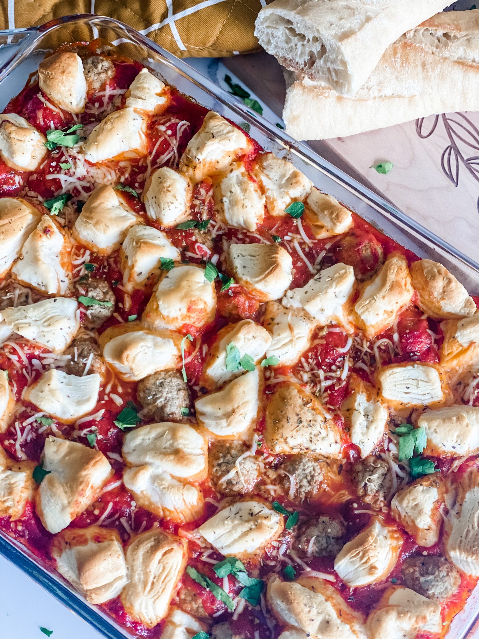 Easy Meatball Biscuit Casserole Pound Dropper