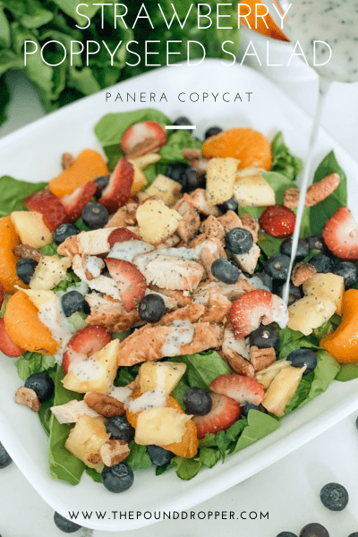 Strawberry Poppyseed Salad (Panera Copycat) - Pound Dropper