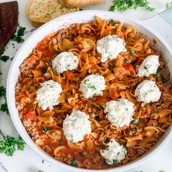 Easy One Pot Skillet Lasagna-image