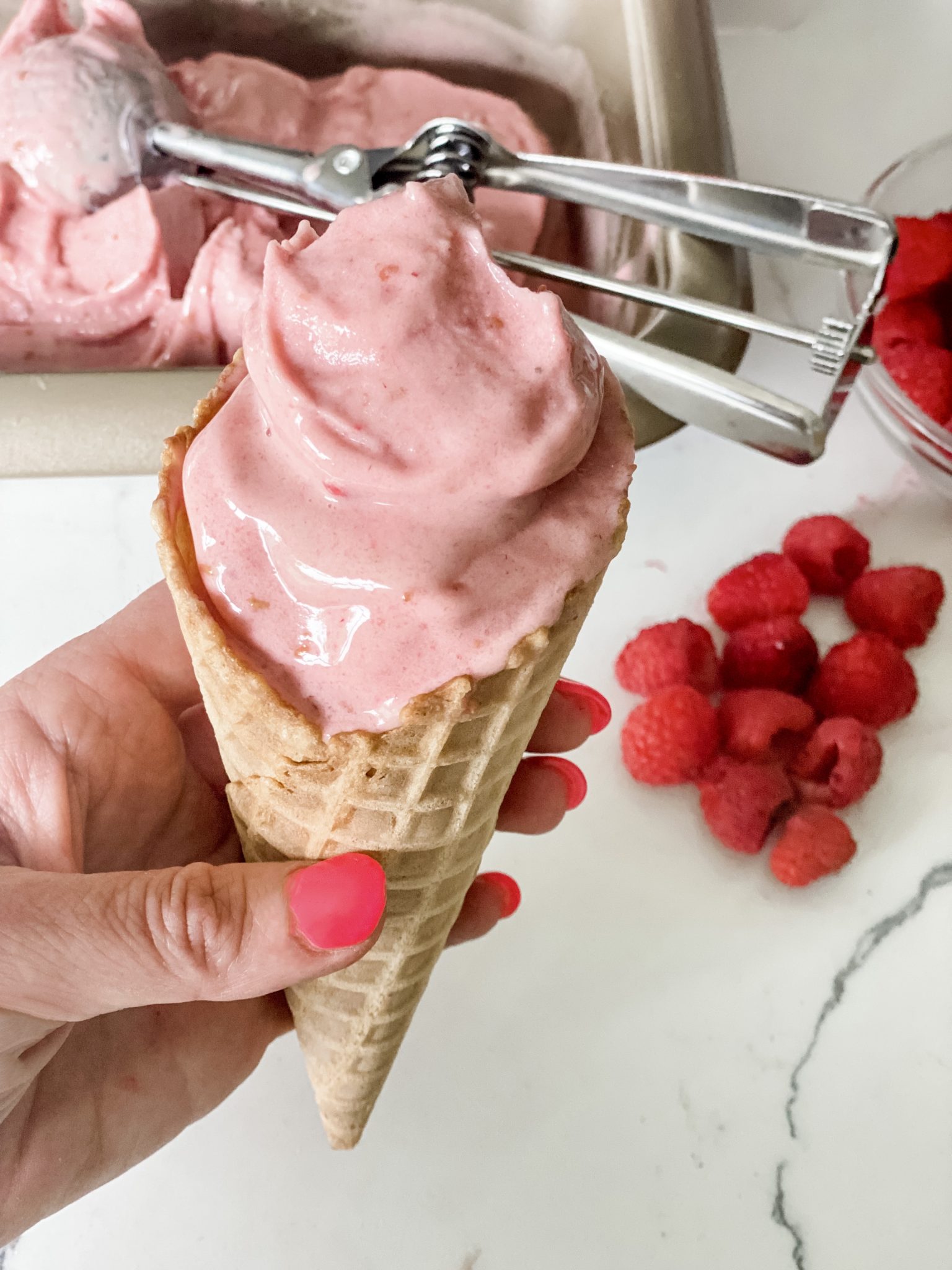 Easy Healthy Banana “Nice” Cream Pound Dropper