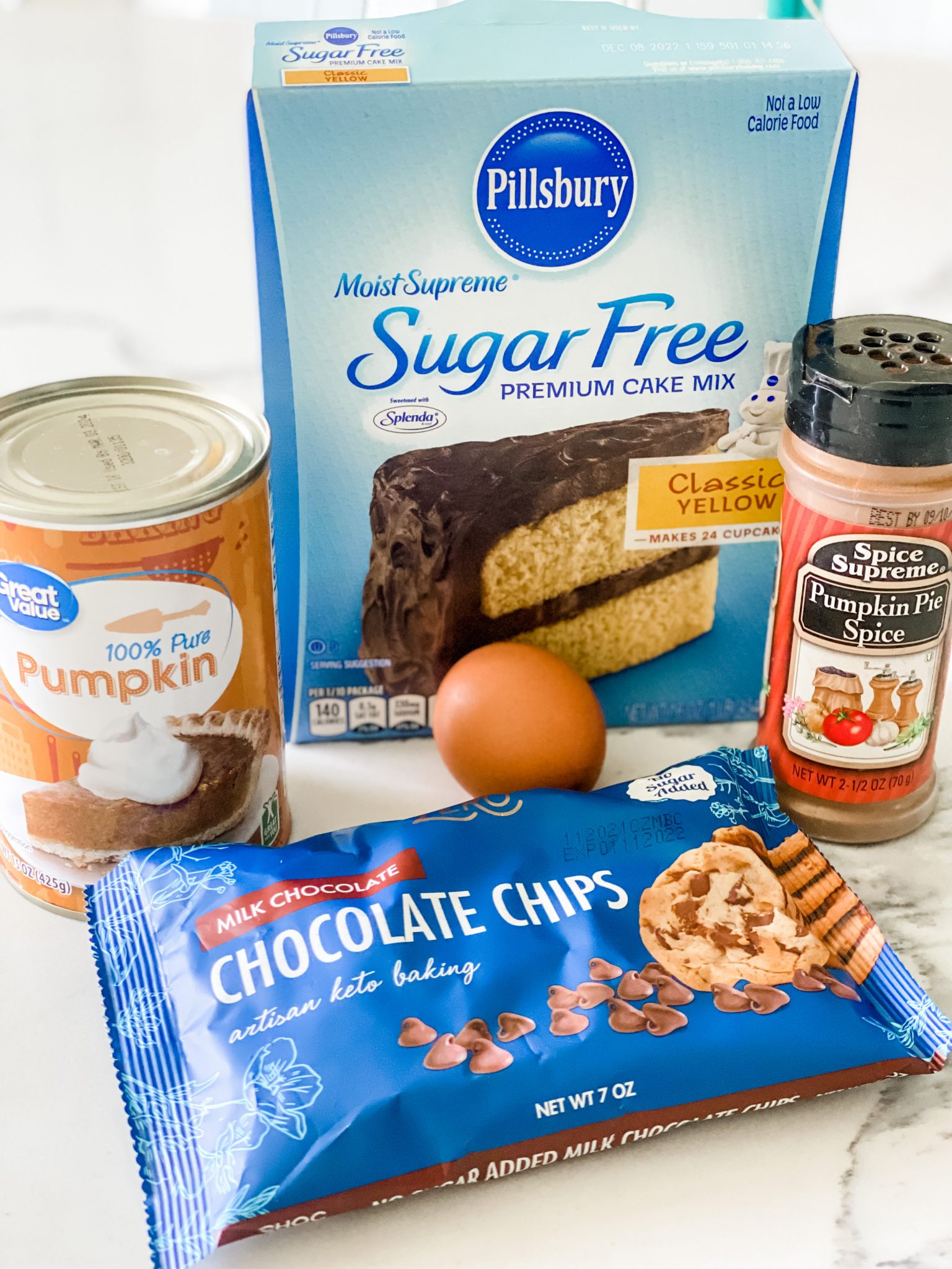 Cake Mix Pumpkin Chocolate Chip Cookies Pound Dropper