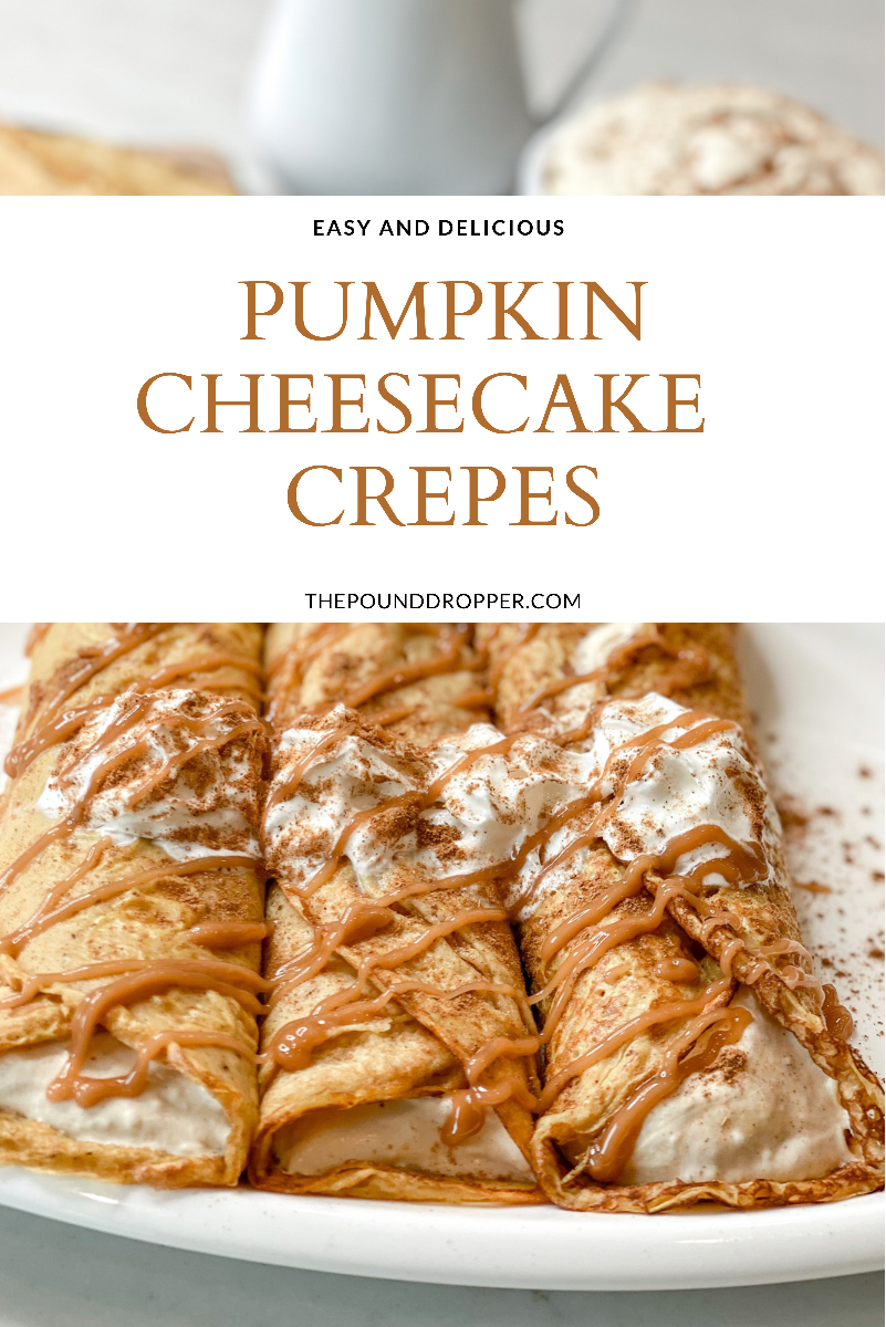 Pumpkin Cheesecake Crepes via @pounddropper