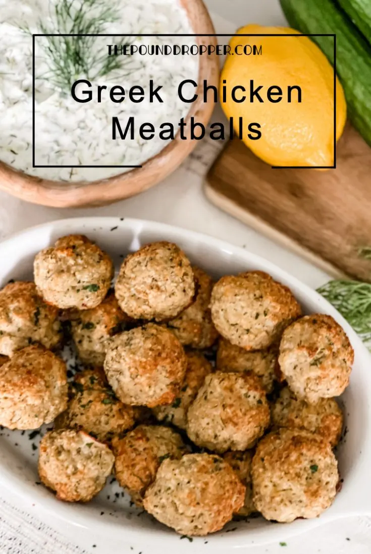 Greek Chicken Meatballs Pound Dropper