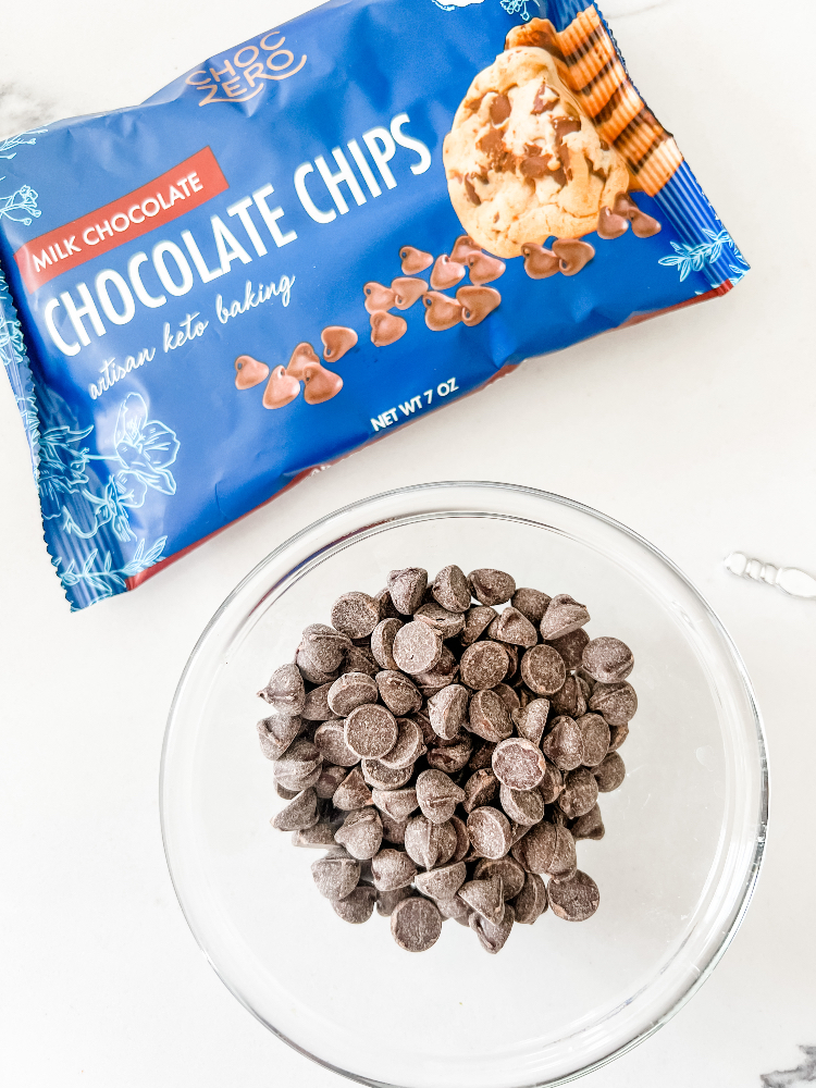 ChocZero milk chocolate chips. Save 10% with promo code: pounddropper 