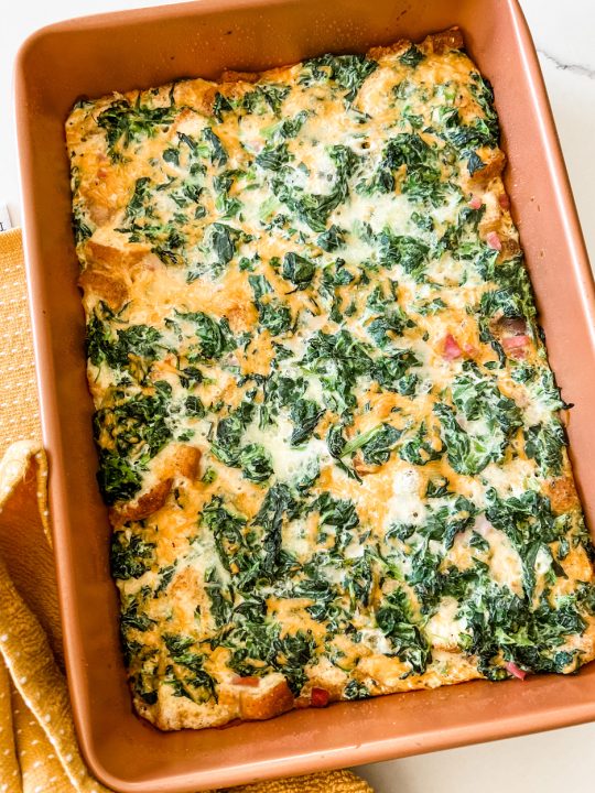 Ham, Spinach, and Egg Casserole - Pound Dropper