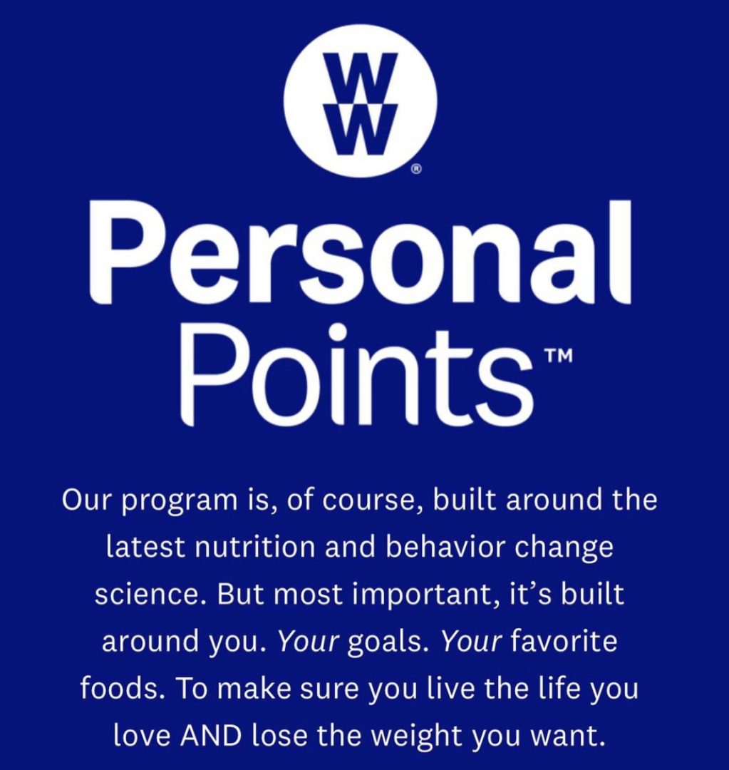 Weight Watchers Personal Points Plan Pound Dropper