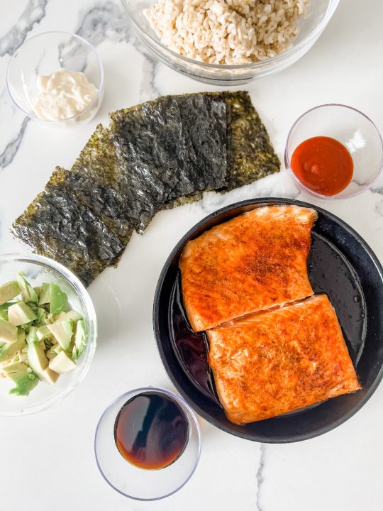 Viral TikTok Salmon and Rice Bowl Pound Dropper