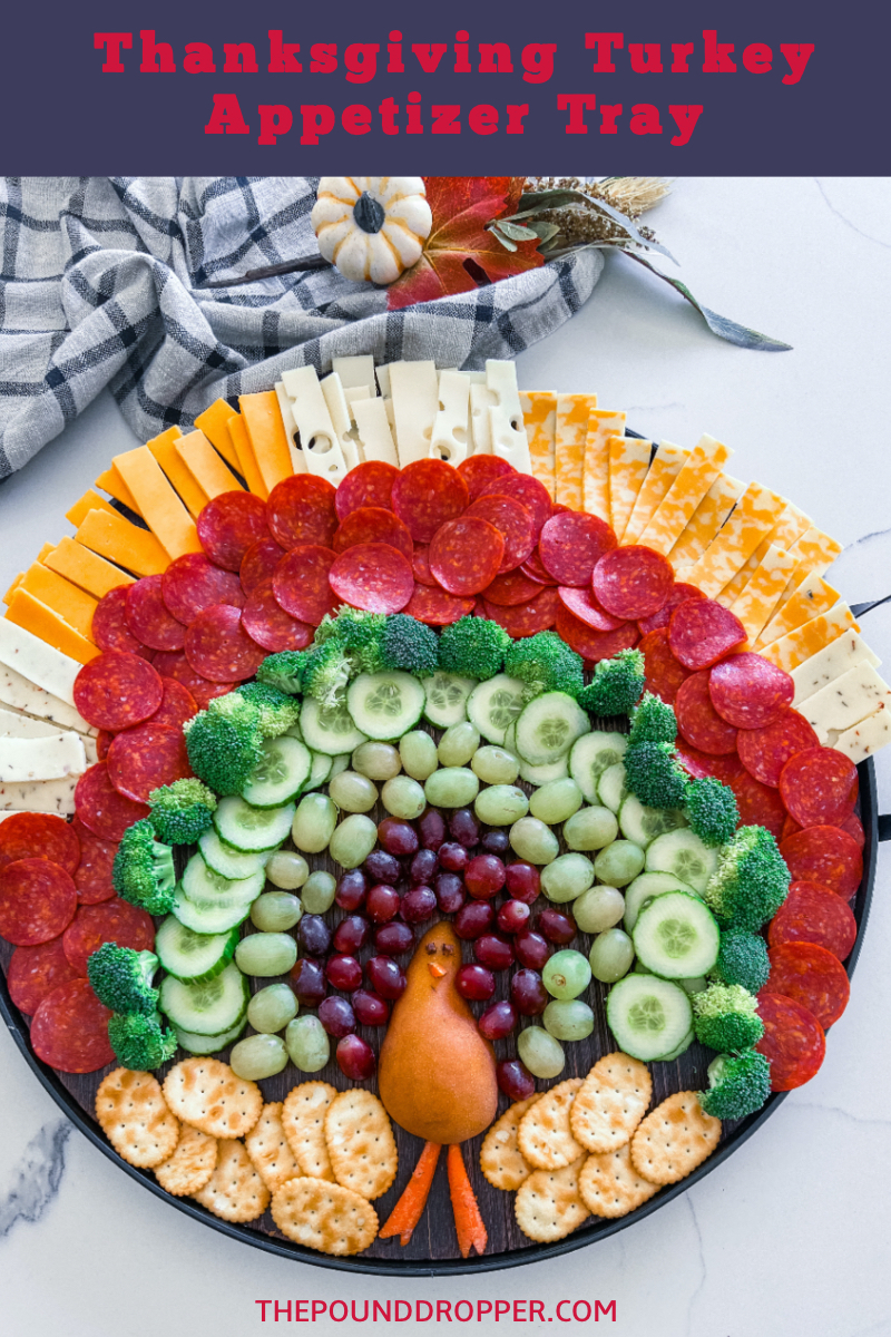 Thanksgiving Turkey Appetizer Tray via @pounddropper