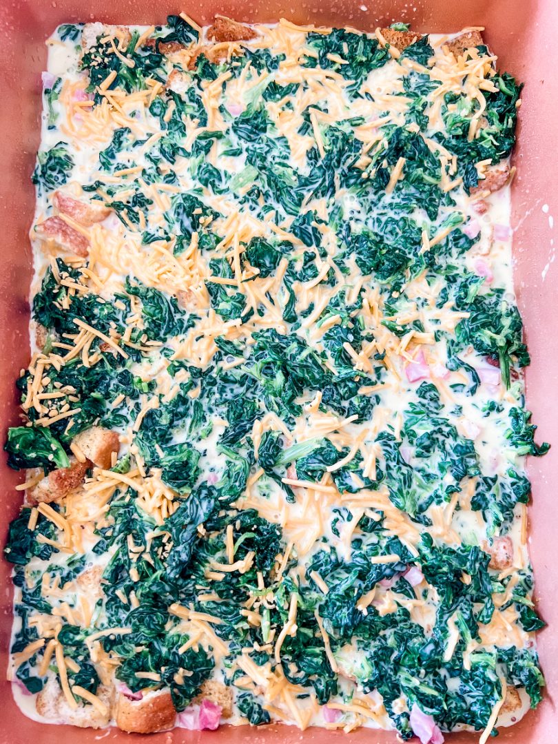Ham, Spinach, and Egg Casserole - Pound Dropper