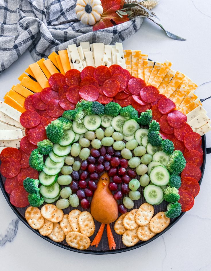 Thanksgiving Turkey Appetizer Tray
