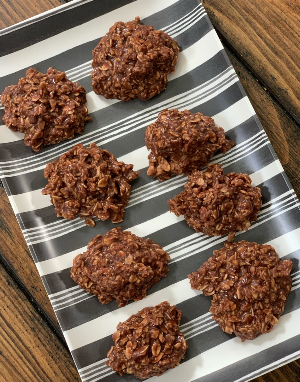 No Bake Peanut Butter Oatmeal Cookies Pound Dropper