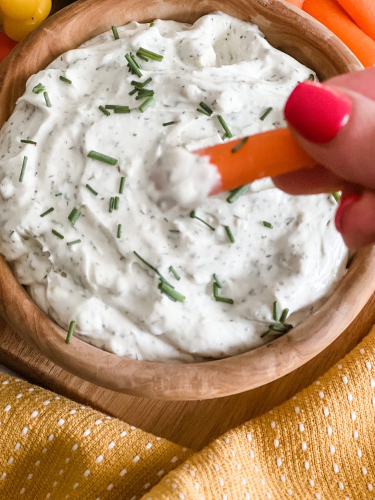 Best Lightened Up Chip and Veggie Dip Pound Dropper