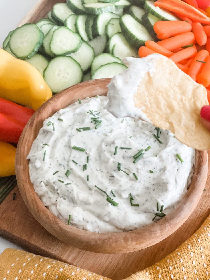 Best Lightened Up Chip and Veggie Dip - Pound Dropper Best Lightened Up Chip and Veggie Dip - Pound Dropper