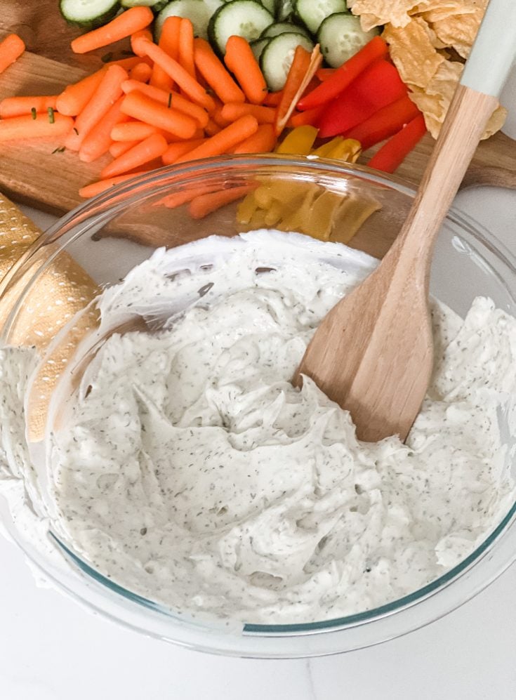 Best Lightened Up Chip and Veggie Dip Pound Dropper