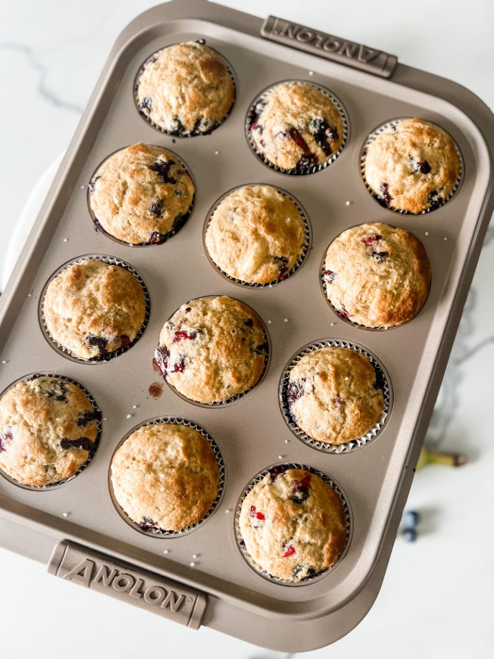 Easy Lightened Up Blueberry Banana Muffins Pound Dropper