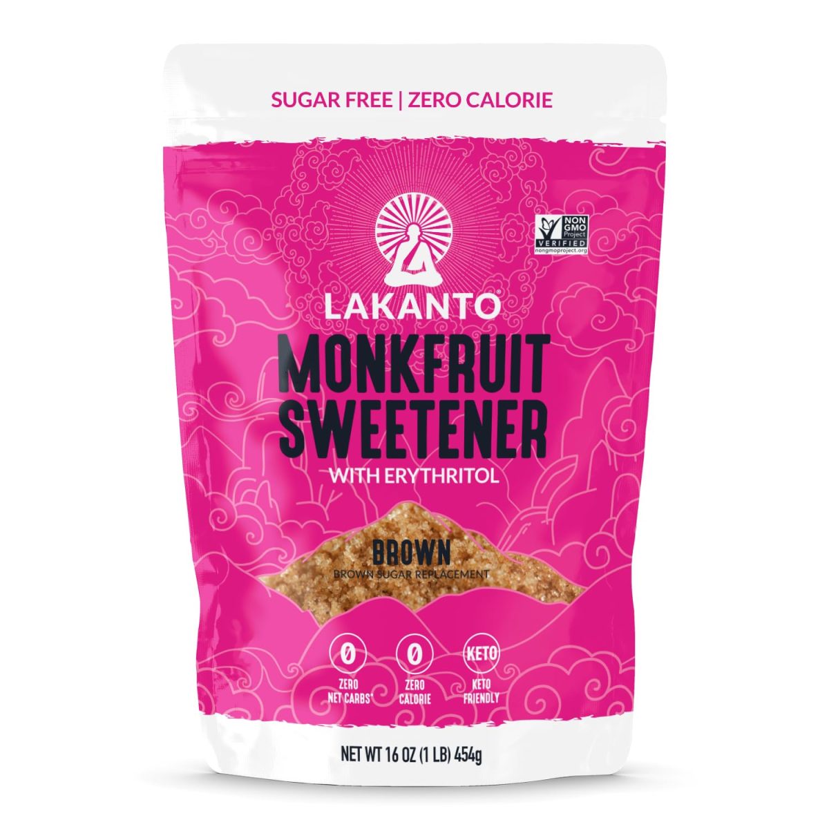 Lakanto Brown Monk Fruit Sweetener with Erythritol - Brown Sugar
