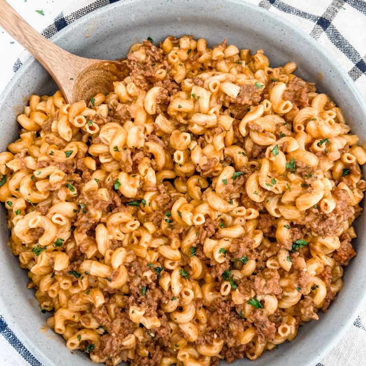 Pressure Cooker Bacon Cheeseburger Pasta #Recipe - With Power