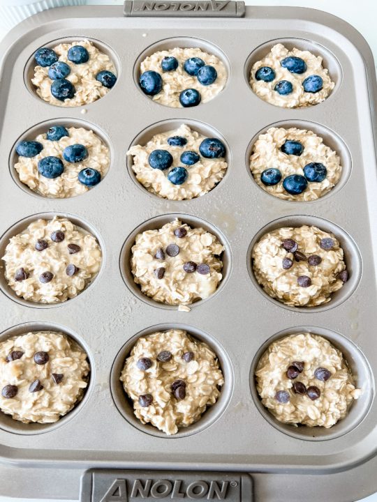 Easy Baked Oatmeal Cups - Pound Dropper