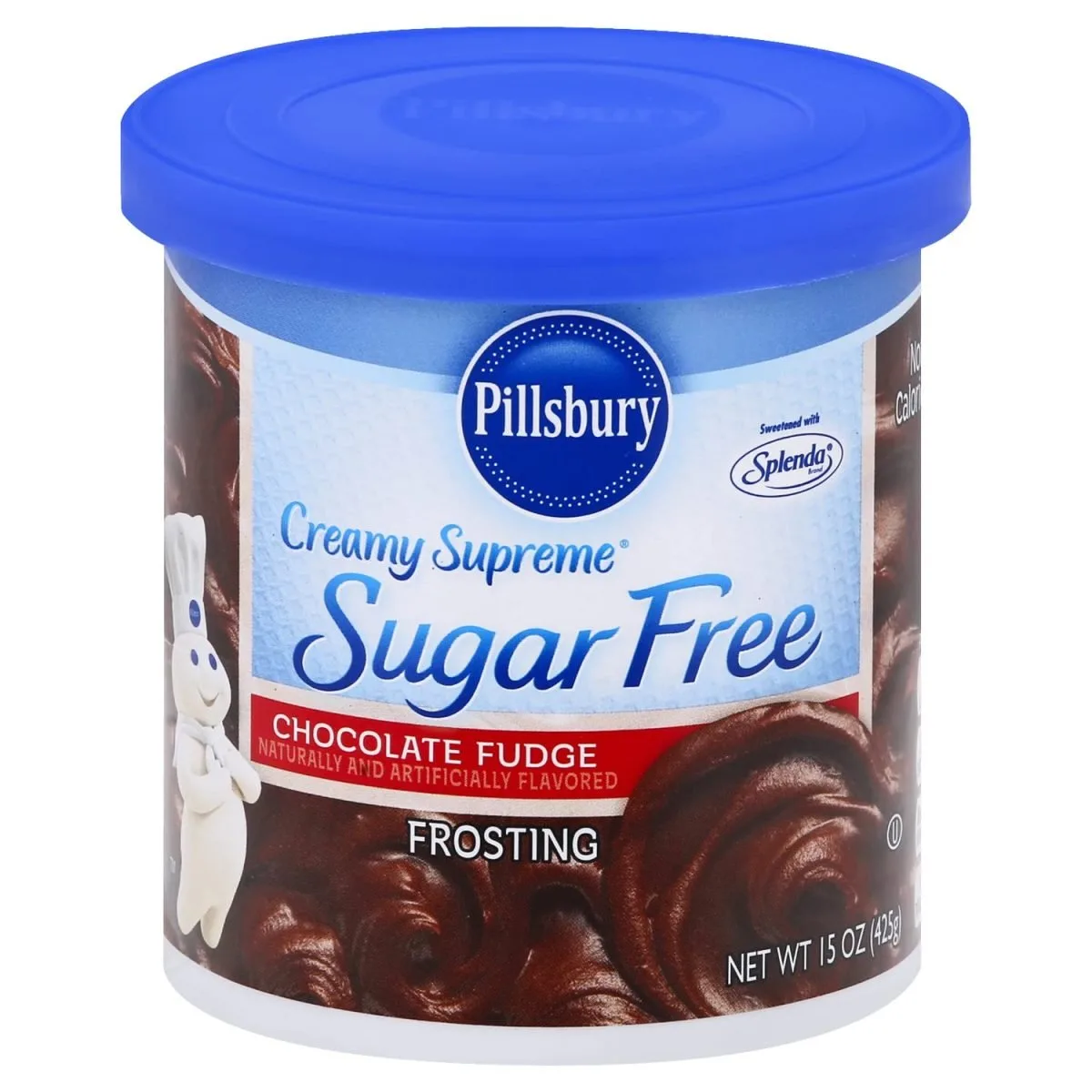 Pillsbury Creamy Supreme Sugar Free Chocolate Fudge Frosting,