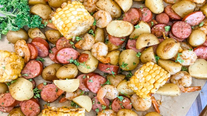 Sheet Pan Shrimp Boil - Damn Delicious