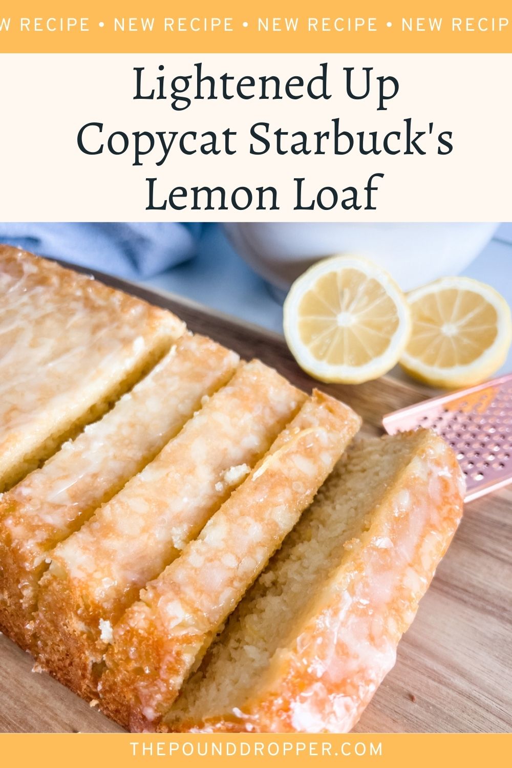 TThis amazing Lightened Up Copycat Starbucks Lemon Loaf is the absolute best! It’s light, super moist, and bursting with lemon flavor. If you’re a huge of the Starbucks lemon loaf, then you will love this lemon loaf!